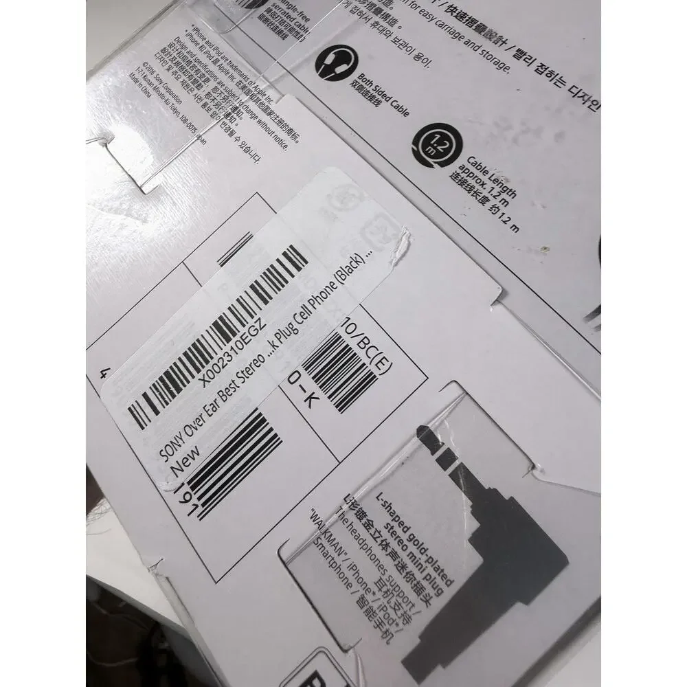Sony MDR-ZX110 On Ear Headphones Wired-Black